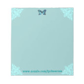 aquamarines Notizblock (Vorderseite)
