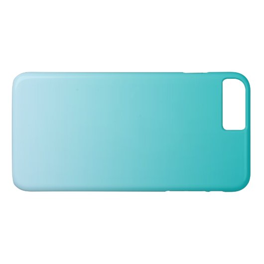 Aquamarines Ombre Case-Mate iPhone Hülle (Rückseite (Horizontal))