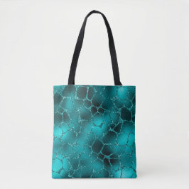 Aquamarines Ombre Glam Glitzer Giraffe Spots Muste Tasche