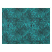 Aquamarines Ombre Glam Glitzer Tiger Streifen Must Tischdecke (Vorderseite (Horizontal))