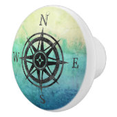 Aquamarines Ombre Sea Keramikknauf (Rechts)