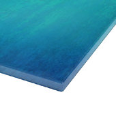Aquamarines Ombre Sea Naugram Schneidebrett (Ecke)