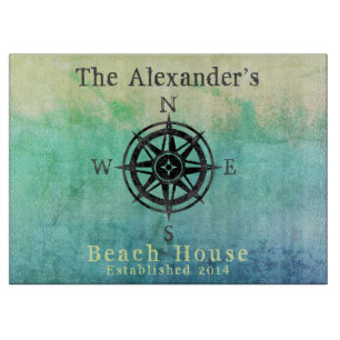 Aquamarines Ombre Sea Naugram Schneidebrett