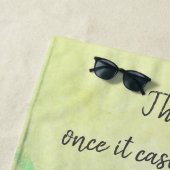 Aquamarines Ombre Sea Strandtuch (Beispiel)