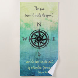 Aquamarines Ombre Sea Strandtuch