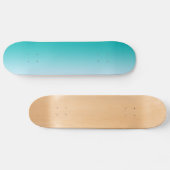 Aquamarines Ombre Skateboard (Horizontal)