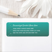 Aquamarines Ozean-Muster-personalisierte (Insitu)