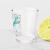 Aquamarines Personalisiertes Drehglas Schnapsglas (Rechts)