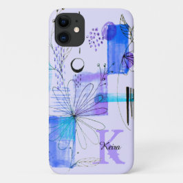 Aquamarines Personalisiertes Girly Blue Türkise Mo Case-Mate iPhone Hülle