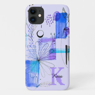 Aquamarines Personalisiertes Girly Blue Türkise Mo Case-Mate iPhone Hülle