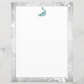 Aquamarines Pfauengeschoss (Rückseite)