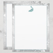 Aquamarines Pfauengeschoss (Vorne/Hinten)