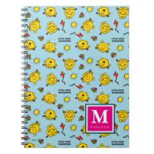 Aquamarines Polka Dot Muster Füge Deinen Namen h Notizblock