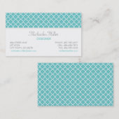 Aquamarines Quartett Visitenkarte (Vorne/Hinten)