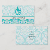 Aquamarines Rodeo Visitenkarte (Vorne/Hinten)