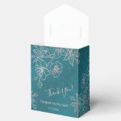 Aquamarines Rosa | Custom Hochzeit Geschenkschachtel (Geöffnet)