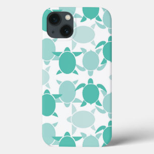 Aquamarines Schildkröte-Muster Case-Mate iPhone Hülle