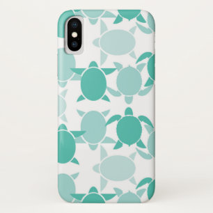 Aquamarines Schildkröte-Muster Case-Mate iPhone Hülle