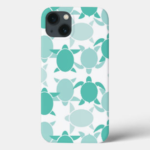 Aquamarines Schildkröte-Muster Case-Mate iPhone Hülle