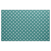 Aquamarines Schneeflockenmuster Stoff (Fat Quarter (45,7 x 55,9 cm))