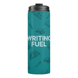 Aquamarines Schreiben von Fuel Travel Mug Thermosbecher