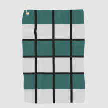 Aquamarines schwarz gekreuztes Muster