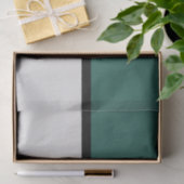 Aquamarines schwarz gekreuztes Muster Seidenpapier (Geschenk)