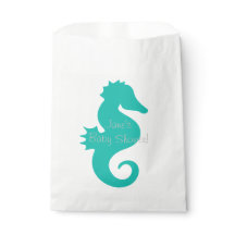 Aquamarines Seepferd Babydusche Pflegebeutel