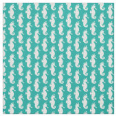 Aquamarines Seepferd-Muster 1 Stoff (Muster)