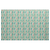 Aquamarines Seepferd-Muster 2 Stoff (Fat Quarter (45,7 x 55,9 cm))