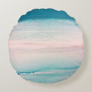 Aquamarines Seerundes Throwkissen Rundes Kissen