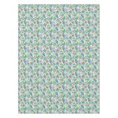 Aquamarines Seetier-Muster Tischdecke (Vorderseite)