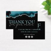 Aquamarines Silbertablett dank Discount-Karte (Schreibtisch)