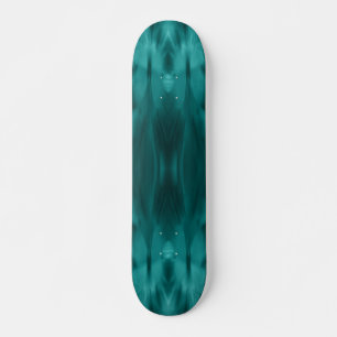 Aquamarines Skateboard für abstraktes Design