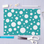 Aquamarines Spinnpapier Seidenpapier (Handwerk)