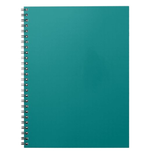 Aquamarines SpiralNotebook Notizblock (Vorderseite)
