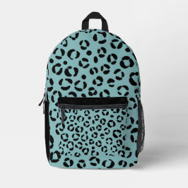 Aquamarines Tier Bedruckter Rucksack