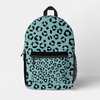 Aquamarines Tier Bedruckter Rucksack