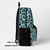 Aquamarines Tier Bedruckter Rucksack (Links)