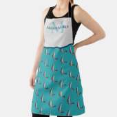 Aquamarines Trommelmuster für die Bezeichnung der Schürze (InSitu)