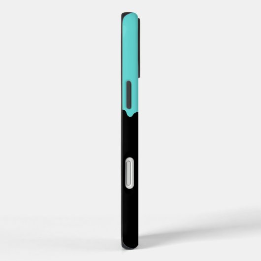 Aquamarines Tropfschleim Case-Mate iPhone Hülle (Rückseite / Rechts)