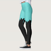 Aquamarines Tropfschleim Leggings (Links)