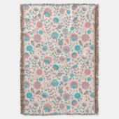 Aquamarines u. korallenrotes decke (Vorderseite Vertikal)