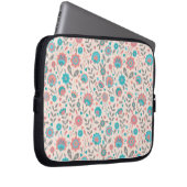 Aquamarines u. korallenrotes laptopschutzhülle (Vorne Rechts)