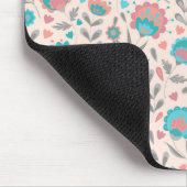 Aquamarines u. korallenrotes mousepad (Ecke)