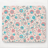 Aquamarines u. korallenrotes mousepad (Vorne)