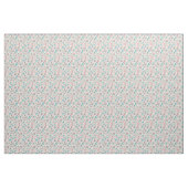 Aquamarines u. korallenrotes stoff (Yard (91,4 cm))