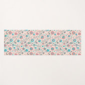 Aquamarines u. korallenrotes yogamatte (Vorderseite (Horizontal))