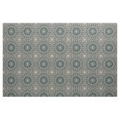Aquamarines und beige Mandala-Muster Stoff (Fat Quarter (45,7 x 55,9 cm))