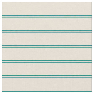 Aquamarines und Bisken-farbiges Streifenmuster Stoff